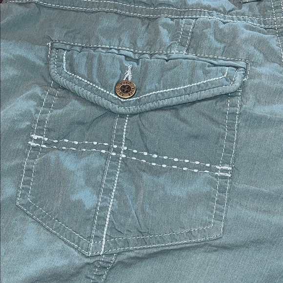 Kuhn size 6 Women's Blue-Gray Shorts - Picture 7 of 7
